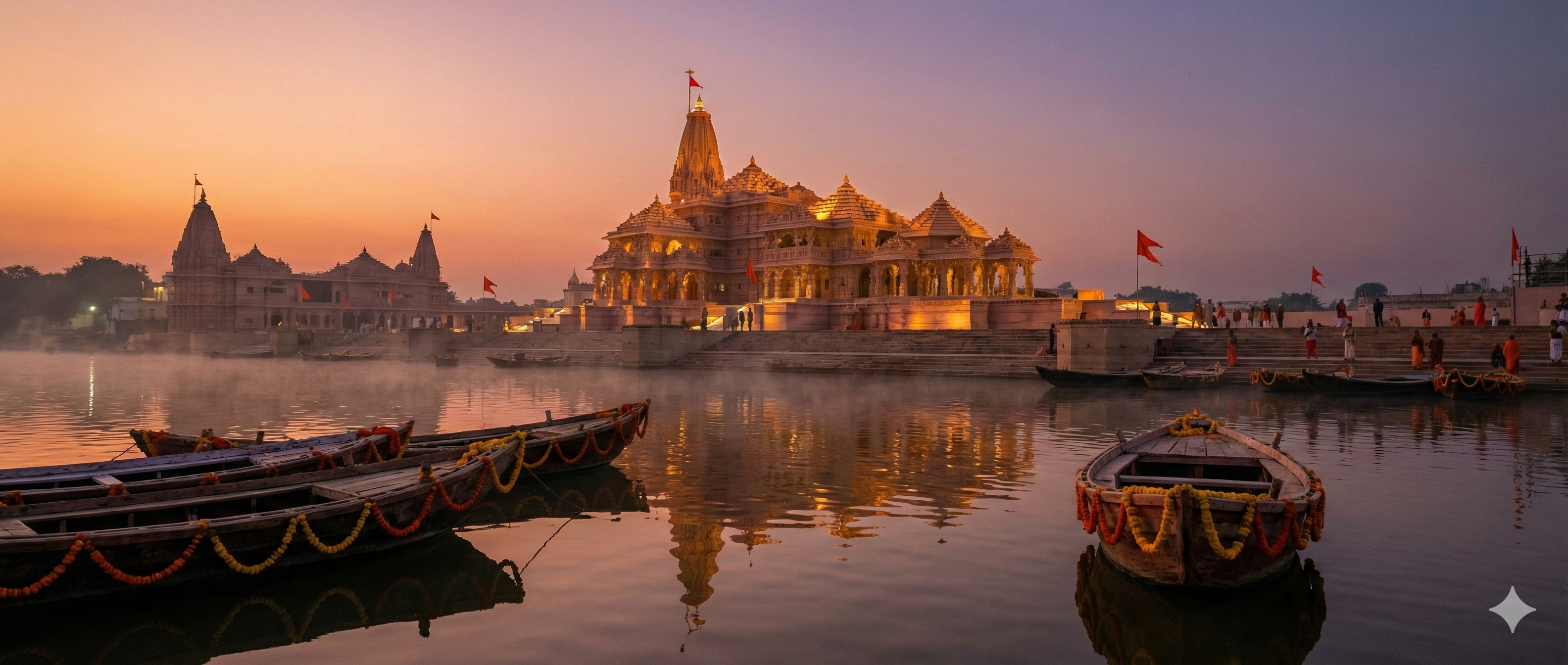 Ayodhya Ram Mandir at Sunrise