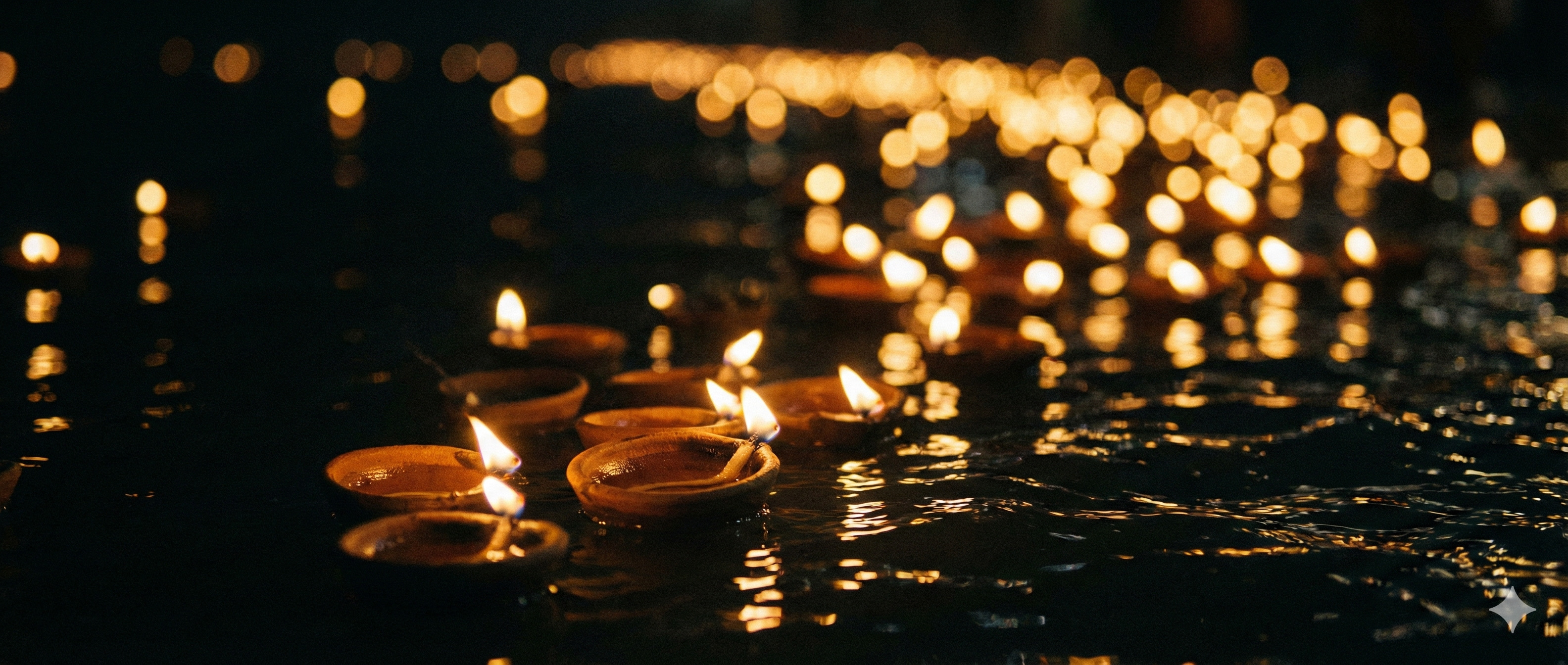 Ganga Diya Aarti - Evening prayer ceremony on the banks of the sacred Ganges river