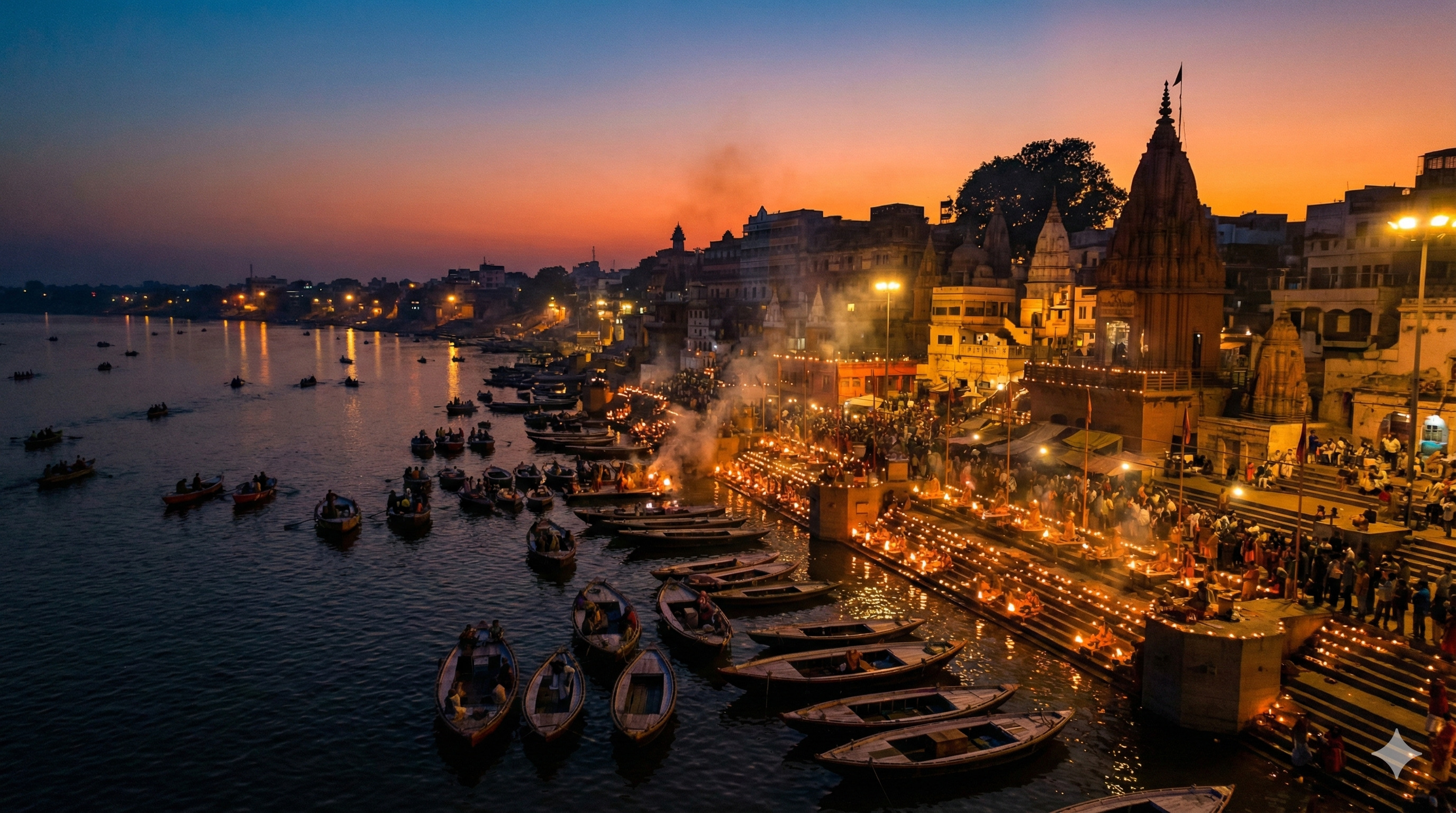 Ganga Aarti at Dashashwamedh Ghat